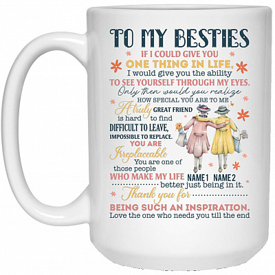 15 oz. White Mug
