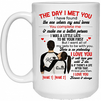 15 oz. White Mug