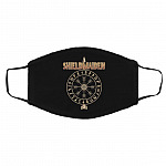 Shieldmaiden Facemask, Black, Cloth Face Cover – Medium/Large
