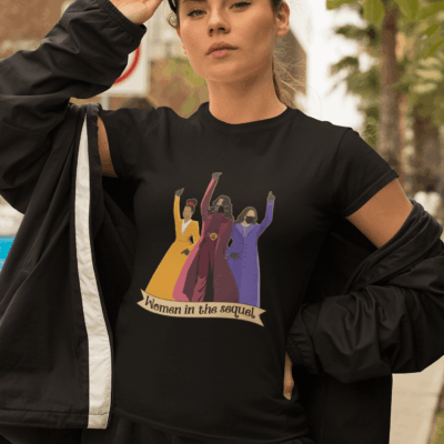 Alternative view of Kamala Michelle Amanda - Include Women in the Sequel Feminist T-shirt - V-neck