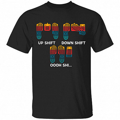 shit tshirt, Black, Unisex T-Shirt