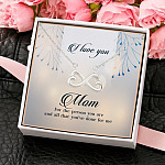 7KNG. all you done(4) Infinity Heart Necklace (Silver) 4