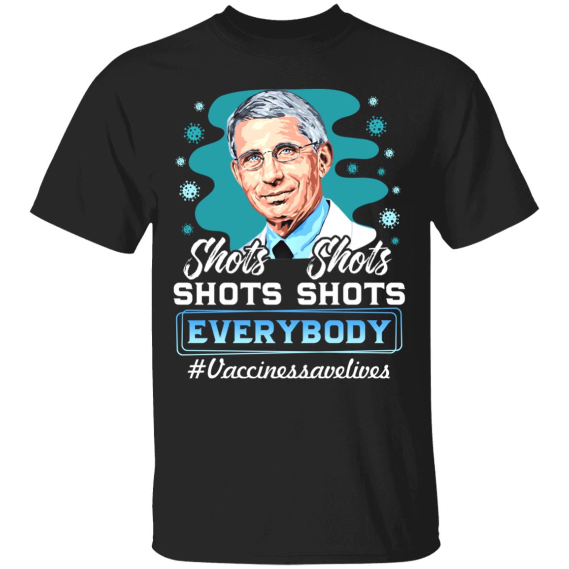Fauci Tee, Black, Unisex T-Shirt