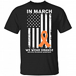 American Flag, Black, Unisex T-Shirt