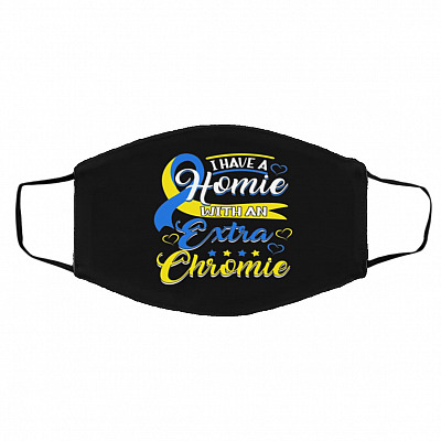 I Have a Home, Black, Cloth Face Cover – Medium/Large