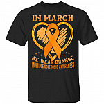 orange shirt, Black, Unisex T-Shirt