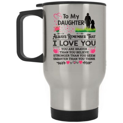 14 oz. Silver Travel Mug
