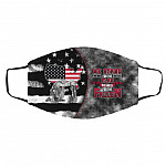 flag mask, White, Cloth Face Cover – Medium/Large