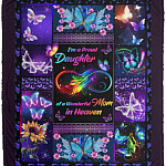 Daughter Blanket, White, Cozy Plush Fleece Blanket - 50x60