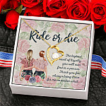 5KNG. Ride Die (4) Forever Love Necklace (Gold) 6