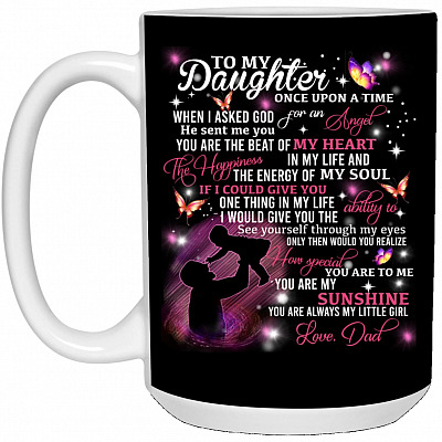 15 oz. White Mug