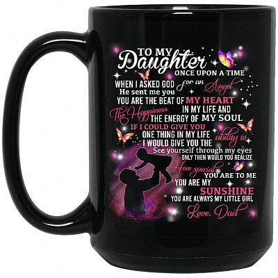15 oz. Black Mug