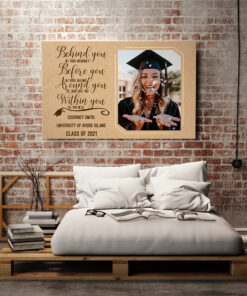 Alternative view of Graduation Custom Photo Framed Canvas - All Your Memories All Your Dreams Unframed Poster