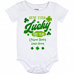 Personalized Onesie, White, Baby Onesie - 12 Month