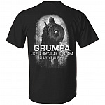 Grumpa Like A Regular Grandpa Only Grumpier Funny Viking Print On Back T-Shirt Only - Grandpa Viking Shirt, Black, Unisex T-Shirt Grumpa Like A Regular Grandpa Only Grumpier Funny Viking Print On Back T-Shirt Only - Grandpa Viking Shirt, Black, Unisex T-Shirt