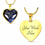 To My Beautiful Wife I Asked God For An Angel He Sent Me You Heart Pendant Necklace - Heart Luxury Necklace (Gold Plated) To My Beautiful Wife I Asked God For An Angel He Sent Me You Heart Pendant Necklace - Heart Luxury Necklace (Gold Plated)