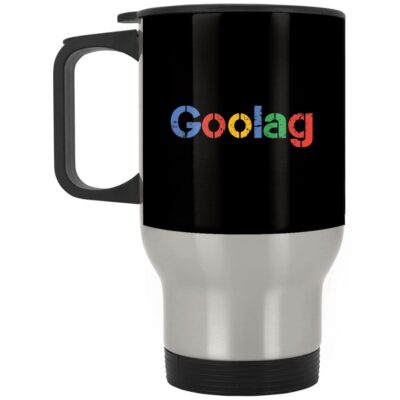 14 oz. Silver Travel Mug
