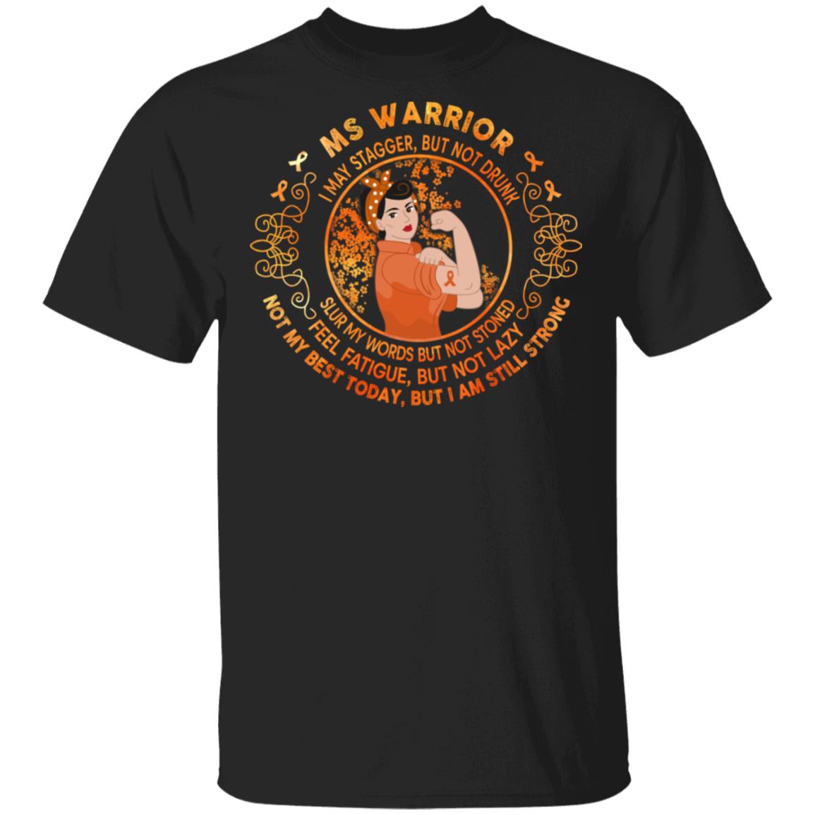 I May Stagger, Black, Unisex T-Shirt