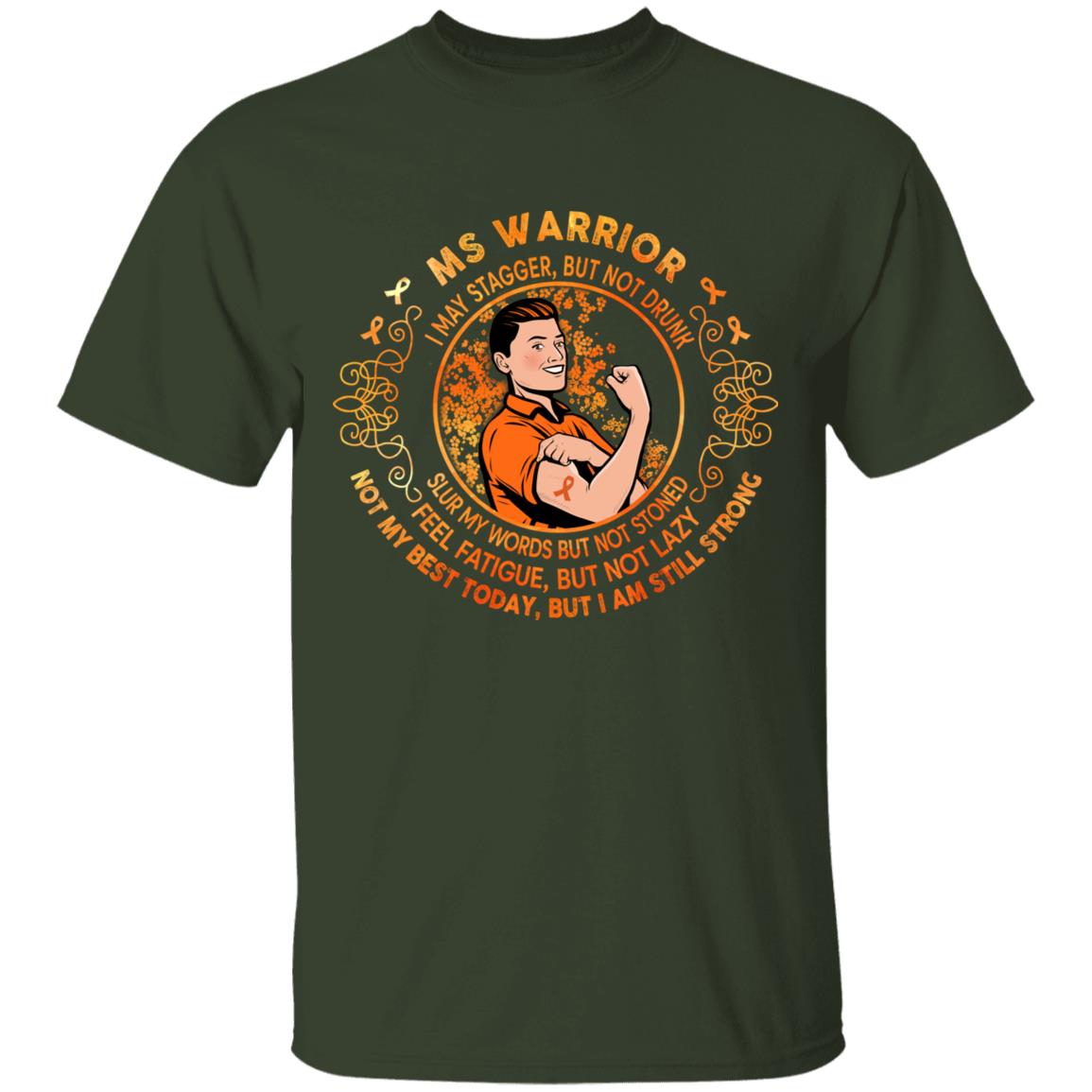 I May Stagger Tee, Forest, Unisex T-Shirt