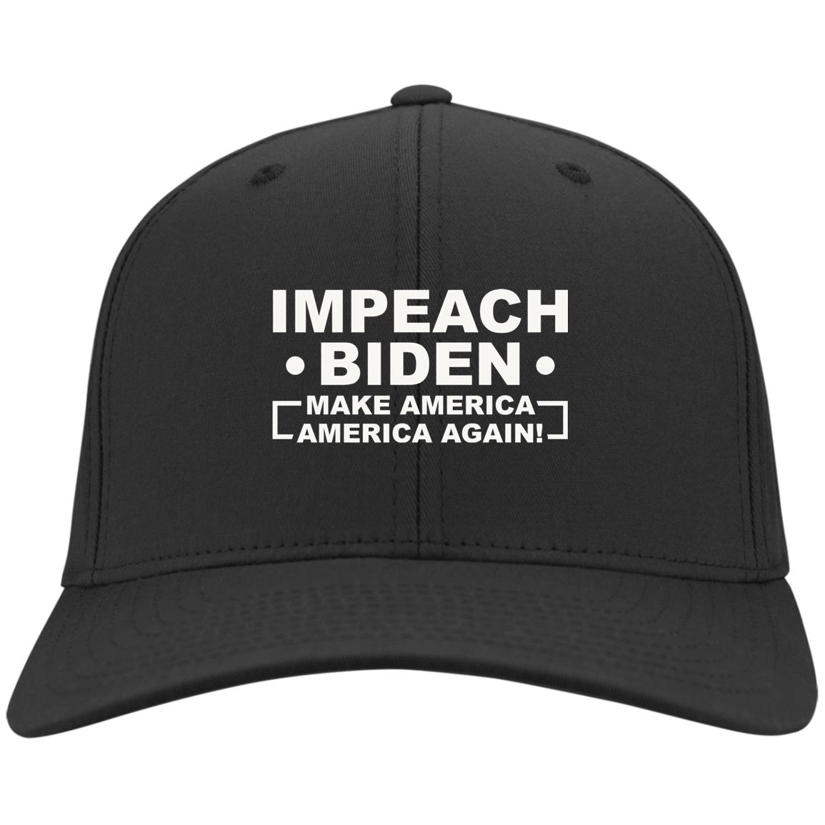 BX001 Brushed Twill Unstructured Dad Cap, Black, Twill Cap