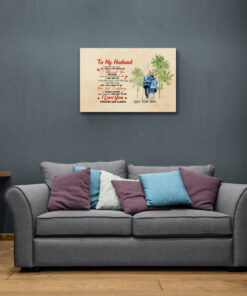 Alternative view of To My Husband I Marry You Because I Cannot Live Without You Framed Canvas-Unframed Poster-Home Decor Wall Art