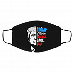 Trump mask, Black, Cloth Face Cover – Medium/Large