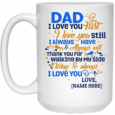 15 oz. White Mug