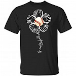 Proud Baseball Mom, Black, Unisex T-Shirt