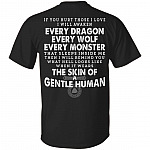 If You Hurt Those I Love, Black, Unisex T-Shirt