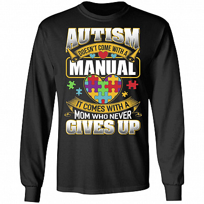 manual hoodie, Black, Long Sleeve