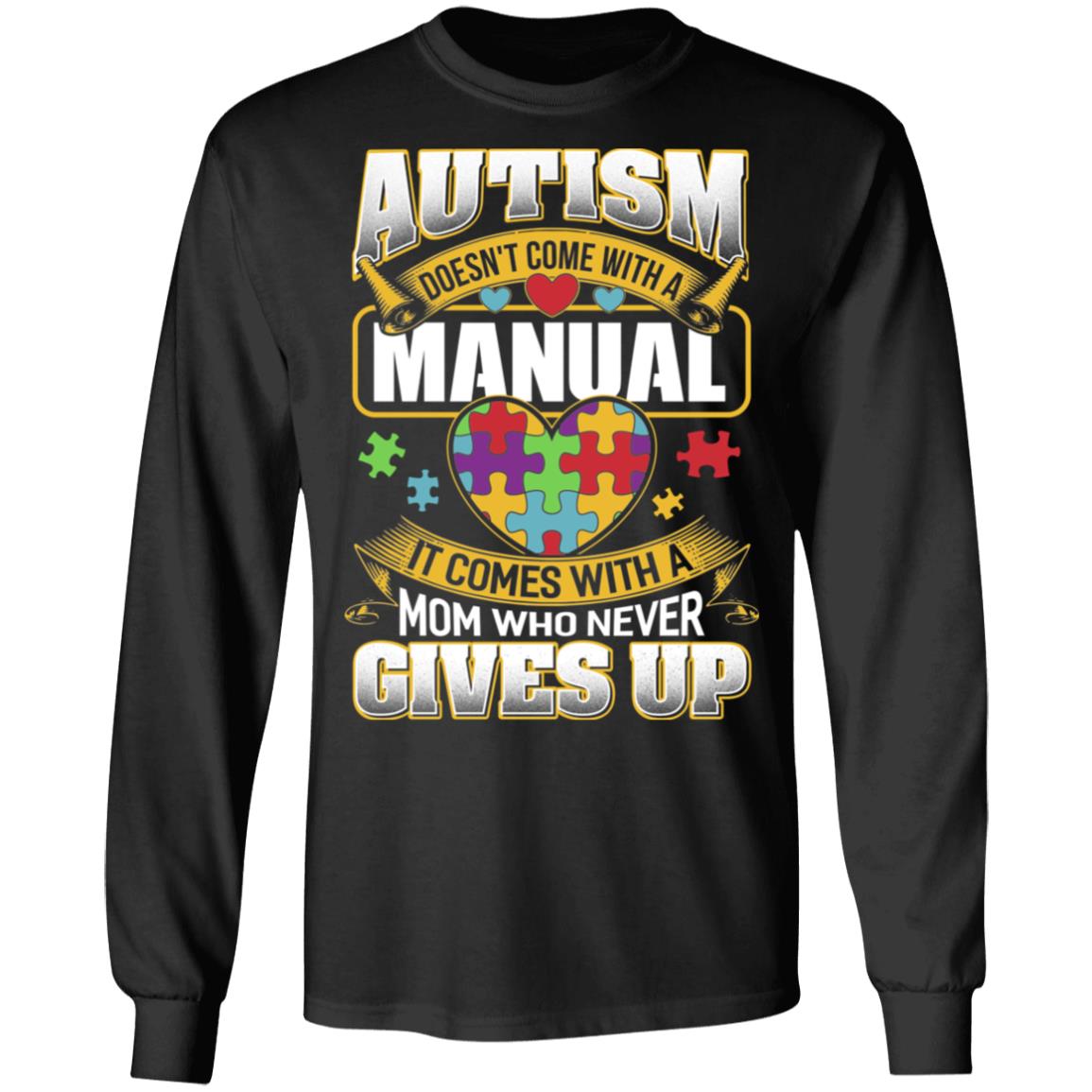manual hoodie, Black, Long Sleeve