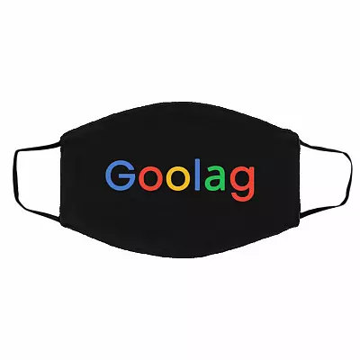 Goo Mask, Black, Cloth Face Cover – Medium/Large