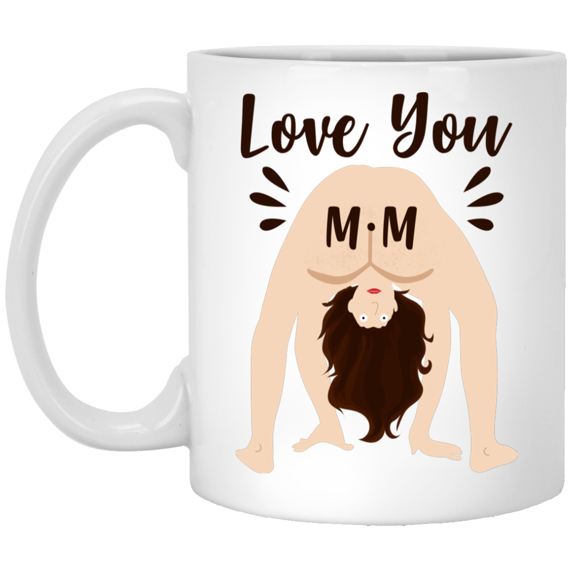 Love Mom Ceramic Coffee Mug - Beer Stein - Water Bottle - Color Changing Mug - Na-ked Lady Love Mom Mug, White, 11 oz. White Mug Love Mom Ceramic Coffee Mug - Beer Stein - Water Bottle - Color Changing Mug - Na-ked Lady Love Mom Mug, White, 11 oz. White Mug