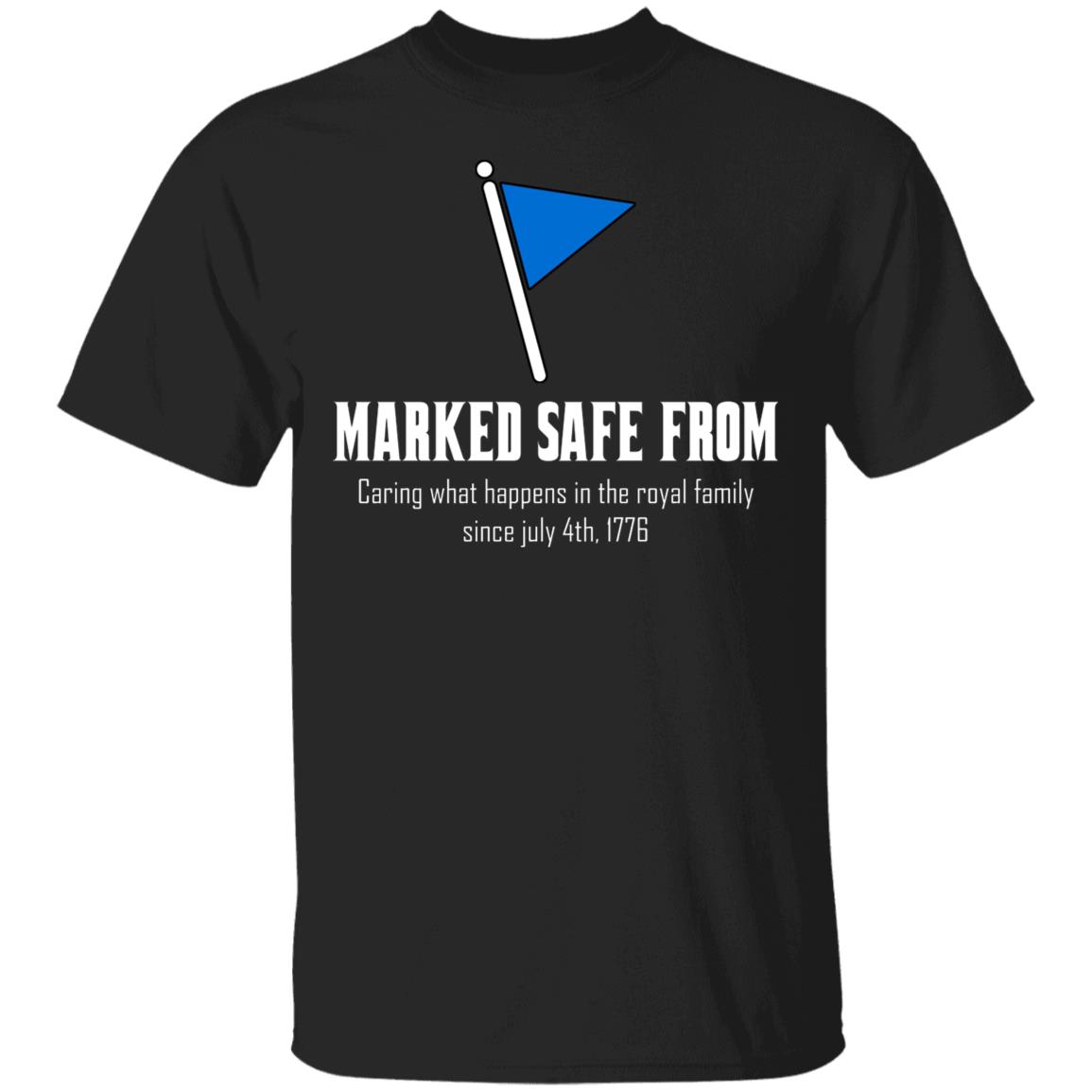 Marked Safe From Caring T-Shirt, Black, Unisex T-Shirt