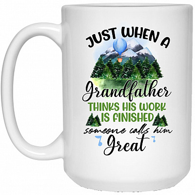 15 oz. White Mug