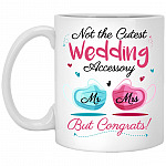 Wedding Mug, White, 11 oz. White Mug