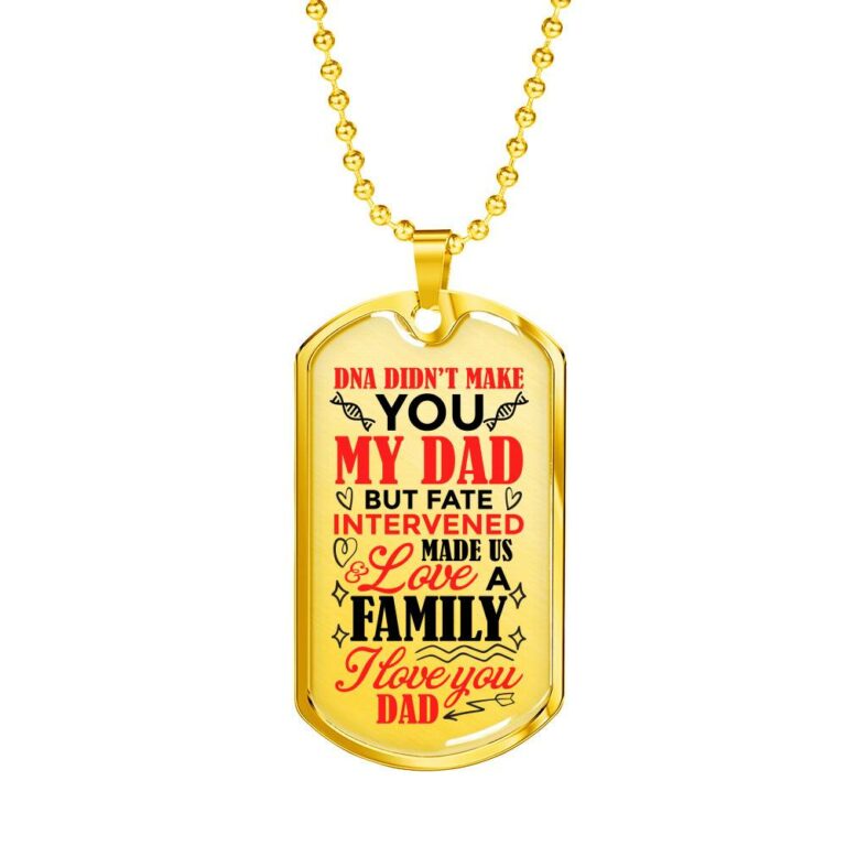DNA Dad Necklace | DNA Didn't Make You 