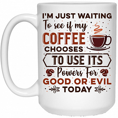 15 oz. White Mug