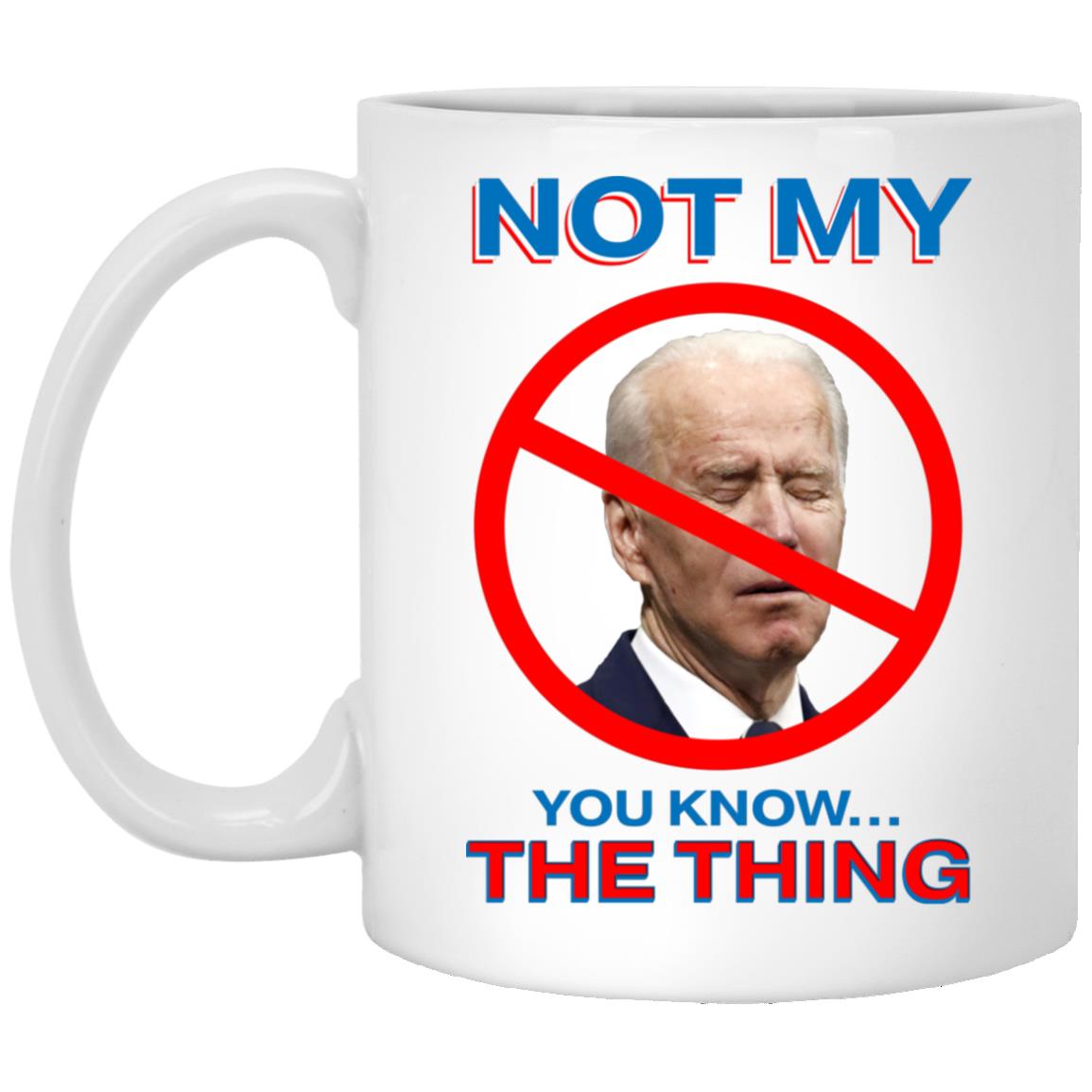 Sleepy Joe Mug, White, 11 oz. White Mug