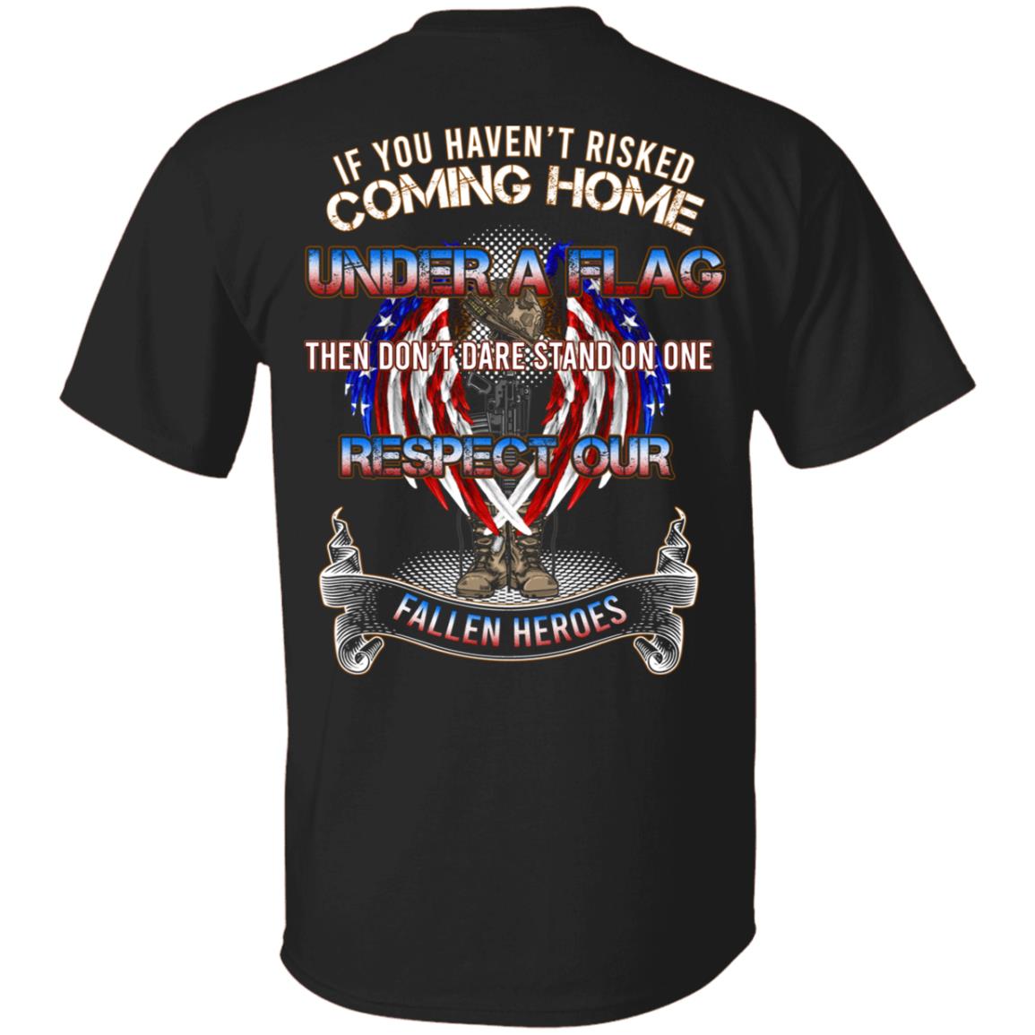 Back T-SHIRT Template ONLY, Black, Unisex T-Shirt