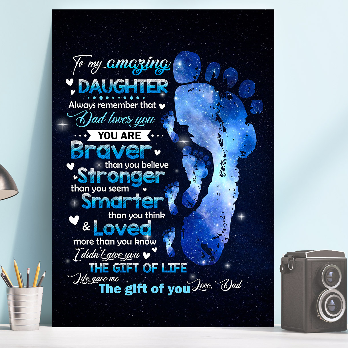 1O. To My Amazing daughter-dad-mk