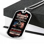 Veteran's Life the Pain Is Real These Scars Were Earned Dog Tag Pendant Necklace - Dog Tag (Silver) Veteran's Life the Pain Is Real These Scars Were Earned Dog Tag Pendant Necklace - Dog Tag (Silver)