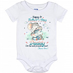 Personalized Baby Onesie, White, Baby Onesie - 12 Month
