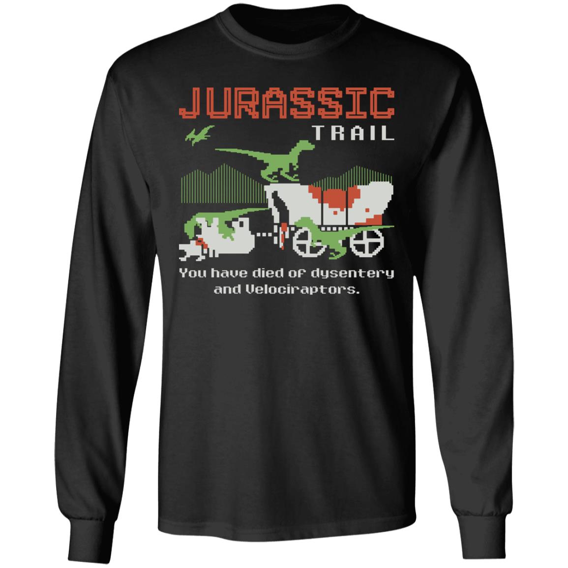 Jurassic Hoodie, Black, Long Sleeve Jurassic Hoodie, Black, Long Sleeve