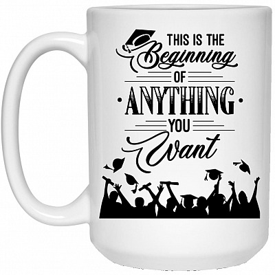15 oz. White Mug