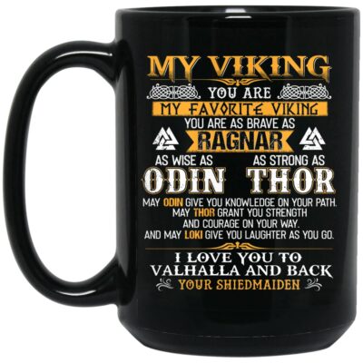 15 oz. Black Mug