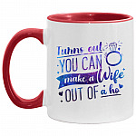 Turns Out You Can Make, White/Red, 11 oz. Accent Mug
