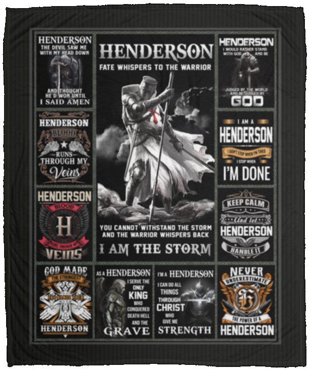 Henderson Fate Whispers Blanket, White, Cozy Plush Fleece Blanket - 50x60