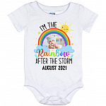 Custom Photo baby, White, Baby Onesie - 12 Month Custom Photo baby, White, Baby Onesie - 12 Month