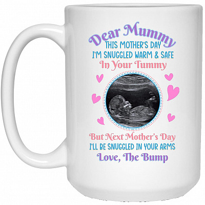 15 oz. White Mug